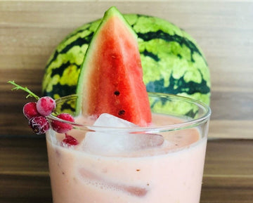 ¡Batido de kéfir y sandía para los días calurosos de verano!