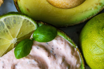 Queso de kéfir con salmón para untar