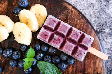 Sorbete veraniego de kéfir de agua