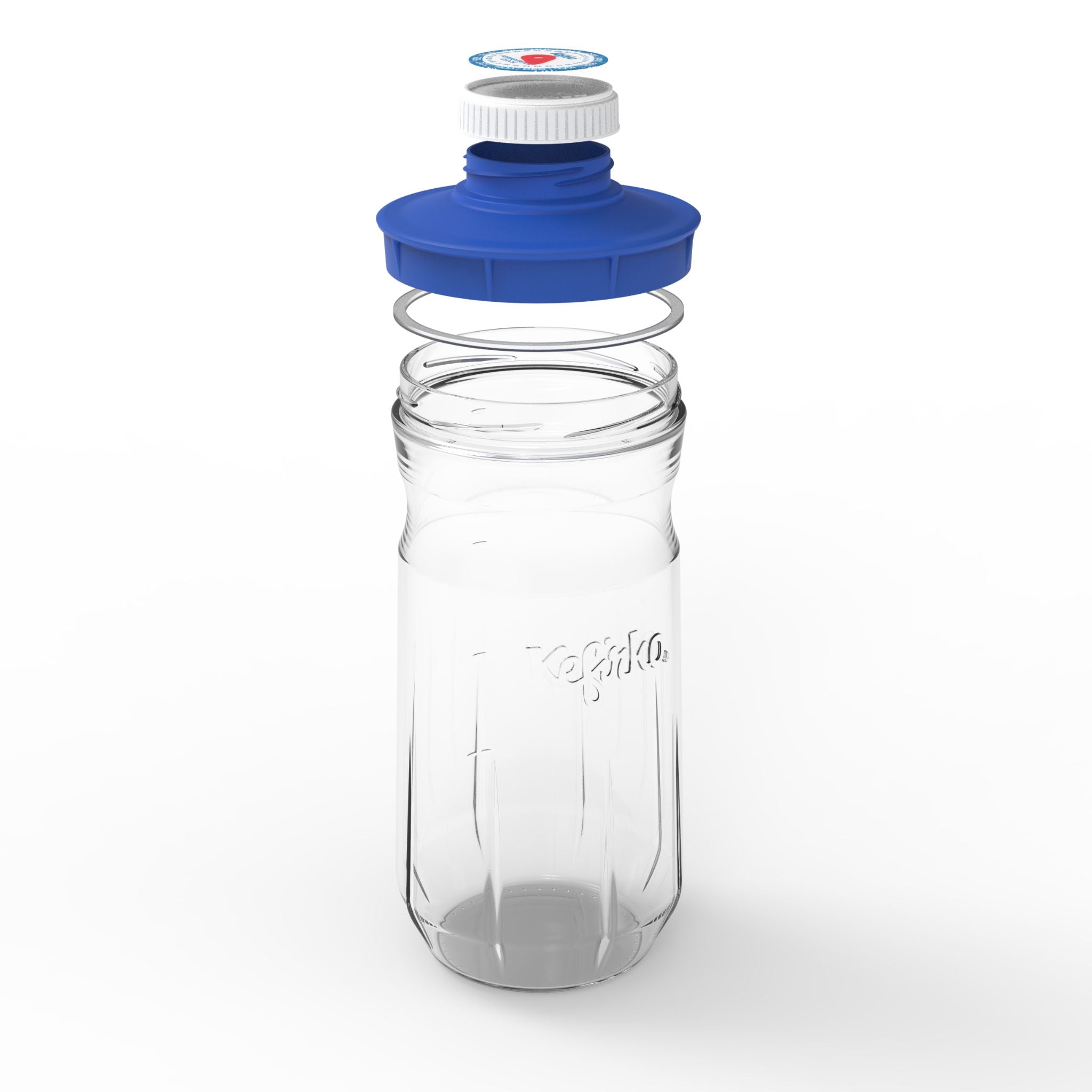 piezas que incluye tarro de segunda fermentación Kefirko 1400ml