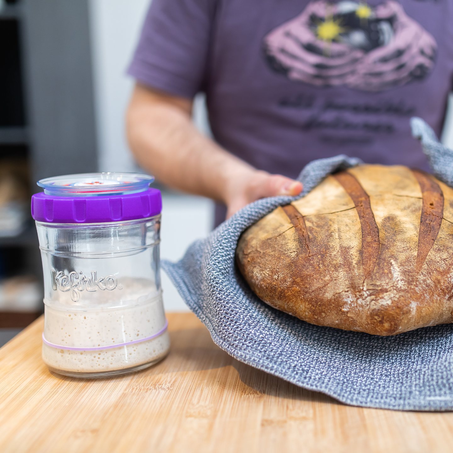 Fermentador de masa madre
