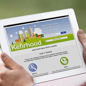 web de kefirkohood para compartir kefir